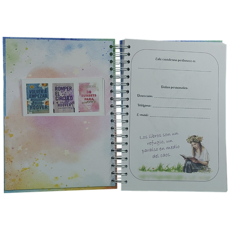 Cuaderno Literario diario de lectura-2