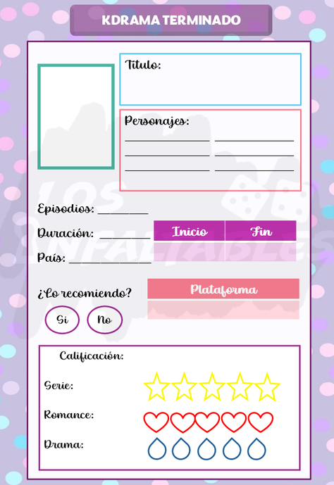 Agenda, Diario, Cuaderno, Bitacora, Series De K-drama-4