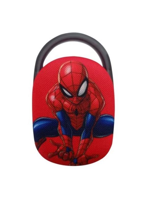 Parlante Portatil Bluetooth Spider-man 5w Clip Luz Marvel-0