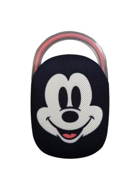 Parlante Portatil Bluetooth Mickey Mouse 5w Clip Luz Disney-0