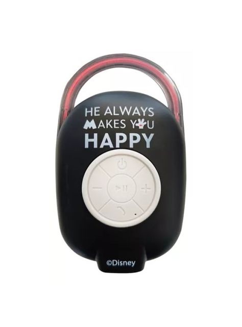 Parlante Portatil Bluetooth Mickey Mouse 5w Clip Luz Disney-1