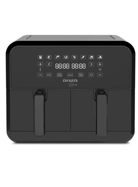 Freidora De Aire 8 Lts Con Dos Canastos Aiwa Aw-haft8001-0