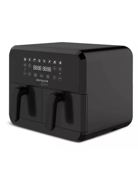 Freidora De Aire 8 Lts Con Dos Canastos Aiwa Aw-haft8001-1