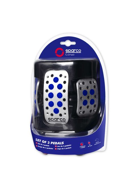 Pedales Racing Auto Sparco Set 3 Piezas -sp-1