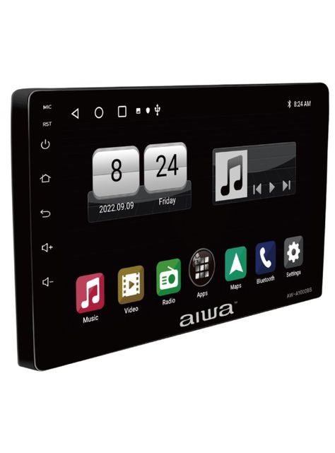 Radio Auto 2 Din Android Touch Hd De 10'' Aiwa Aw-a1000bs-2