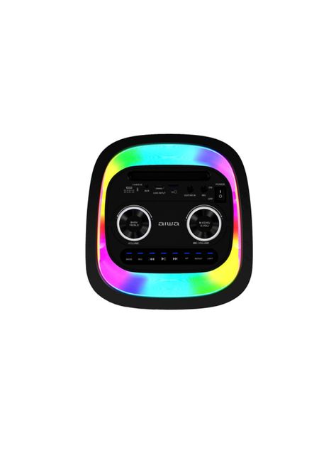 Parlante Bluetooth Portatil Aiwa Karaoke Tws Led Aw-poh4d-3