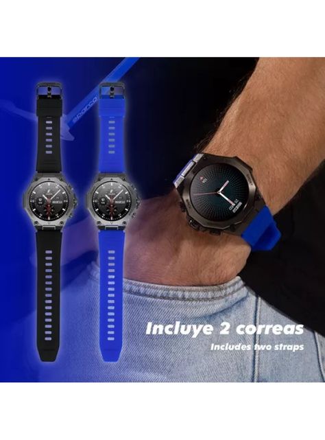 Reloj Inteligente Smartwatch Sparco Deportivo Ip67 Sp-ssw1-3