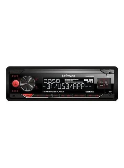 Radio De Auto Bowmann Ds-2700bt Con Usb bluetooth y lector de tarjeta SD-0