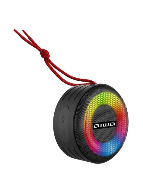 Parlante Portátil Bluetooth Aiwa 10w Ipx6 Iluminado Aw-sj216-3