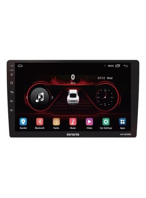 Radio Auto 2 Din Android Touch Hd De 9'' Aiwa Aw-a802bs-0