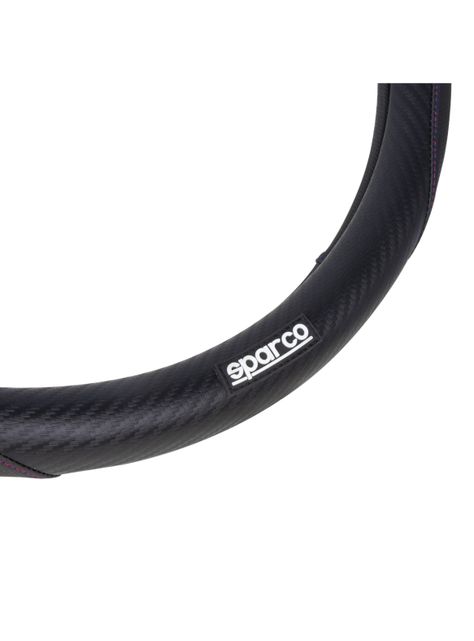 Cubre Volante Negro Auto Universal Sparco 100% Original-2