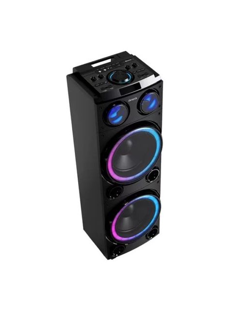 Parlante Karaoke Bluetooth Radio Fm Aiwa 50w X2 Aw-poc14-1