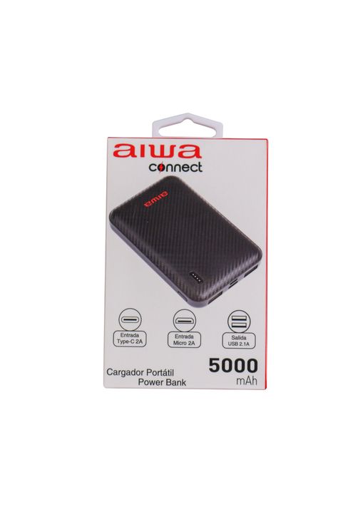 Cargador USB Portátil Universal 5.000mAh Aiwa PAW-68-2