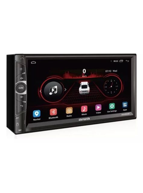 Radio Auto 2 Din Android Touch Hd De 7'' Aiwa Aw-a502bt-1