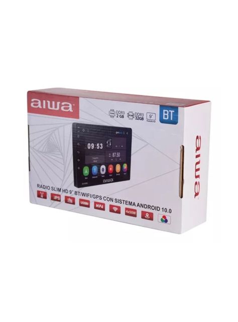 Radio Auto Con Pantalla Slim Hd 9' Wifi Gps Aw-a900bs-2