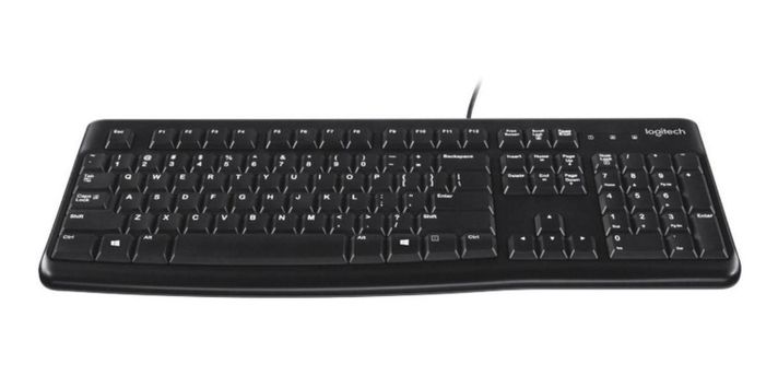 Teclado Logitech K120 Qwerty Español Color Negro-1