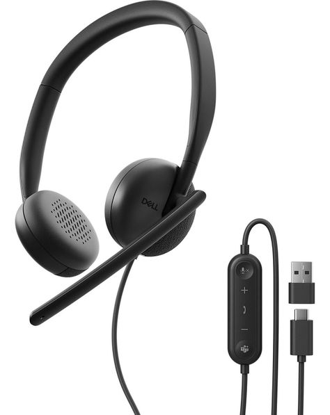 Auriculares Profesional Dell Wh3024 Certificado Zoom - Teams-1