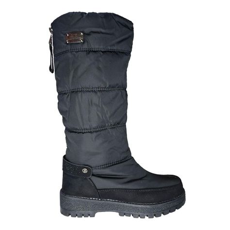Bota Invernal Acolchada Negra Comodidad y Estilo 7531-0