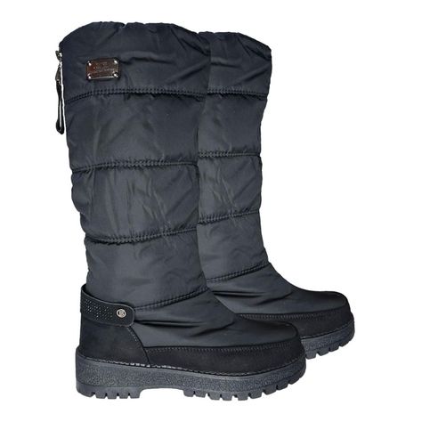Bota Invernal Acolchada Negra Comodidad y Estilo 7531-1