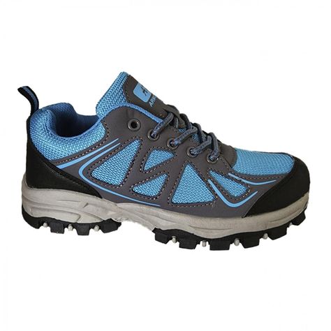Zapatillas Outdoor Invierno Mujer Gris Azul - 7063-1