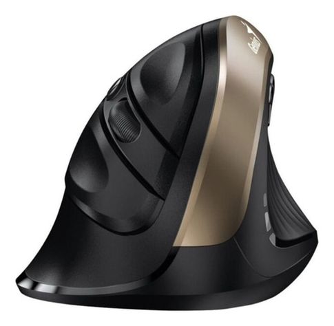 Mouse Genius Inalambrico Ergonomico Vertical 8250s Negro-0