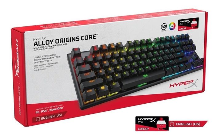 Teclado Gamer Hyperx Alloy Origins Core Rgb Ingles Red Lin-2
