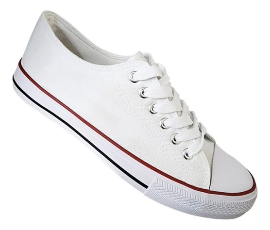 Zapatilla Urbana De lona Casual - Blanco - 7090-0