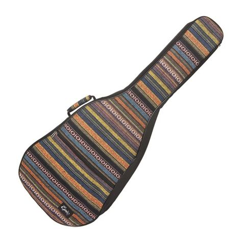 Funda De Guitarra 39p (100Cms) Tela Multicolor Epic-0