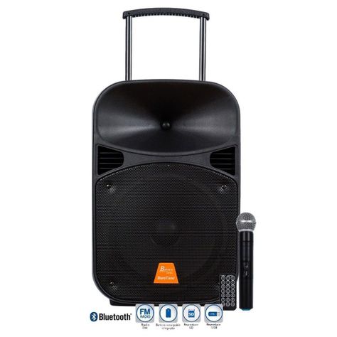Parlante Baretone Activo 12″ 120w Recargable Con Micrófono-1