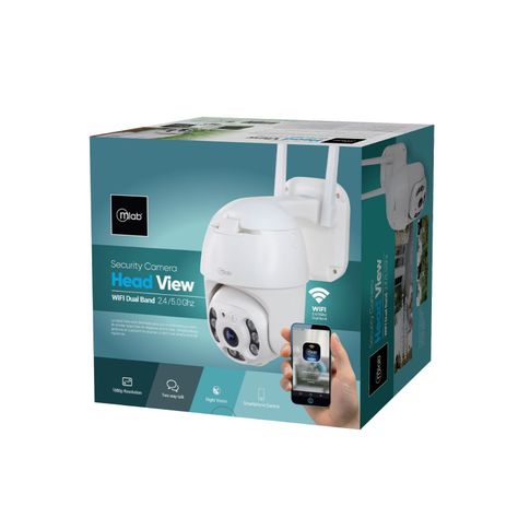 Camara De Vigilancia Head View Dual Band 1080P PTZ Mlab Color-7