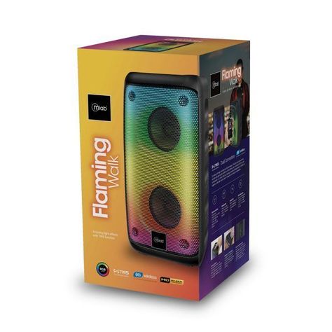 Parlante TWS Flaming Walk Bass Mlab 12w Luces RGB-4