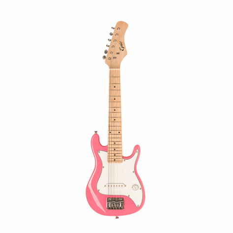 Pack Guitarra Eléctrica Niños Con Amplificador 2W Epic Rosada-2
