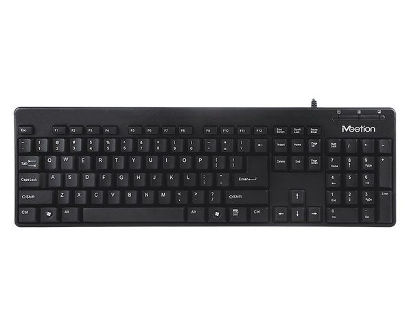 K100, Teclado Oficina Alámbrico USB, MEETION-0