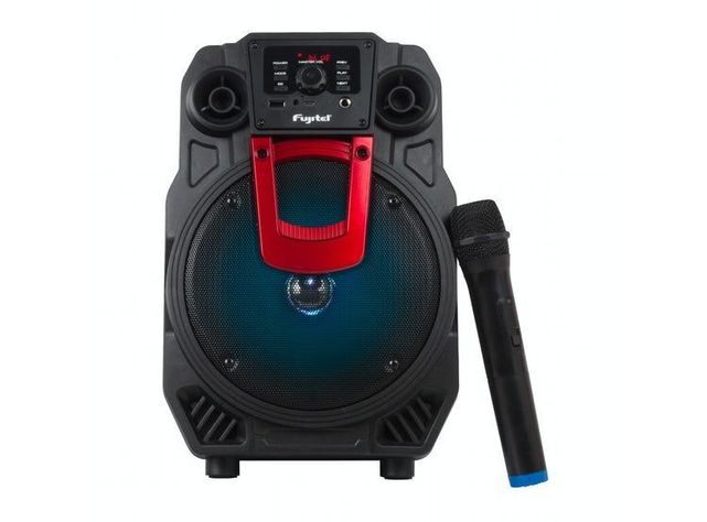 Parlante Karaoke 8 Pulgadas Fujitel 40W Micrófono Inalámbrico-1