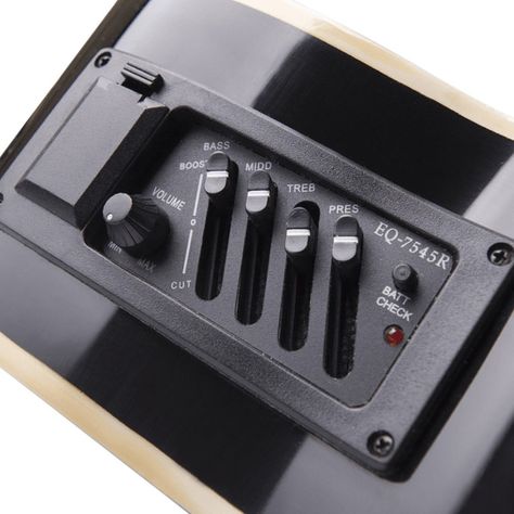 Guitarra Electroacústica 40 Pulgadas Epic y Funda-2