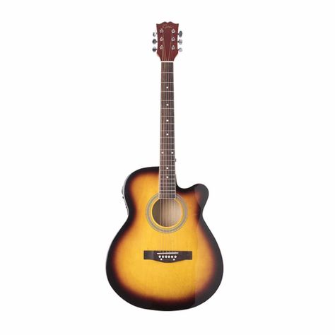 Guitarra Electroacústica 40 Pulgadas Epic y Funda-0