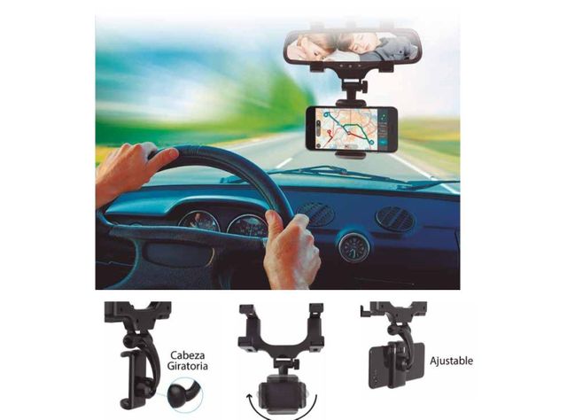 Soporte Celular Espejo Retrovisor DBSC052 Dblue-2