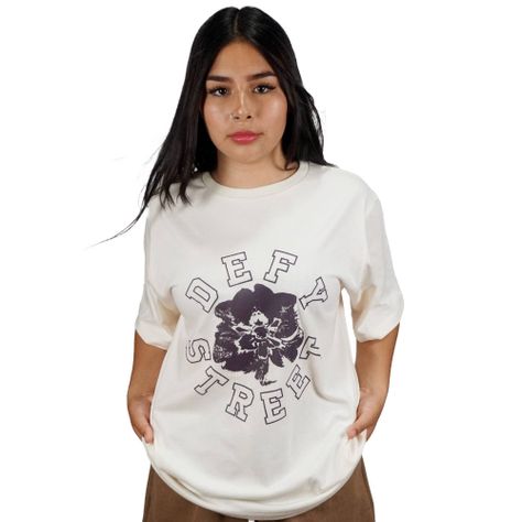 Polera Manga corta algodón color Beige Unisex-0