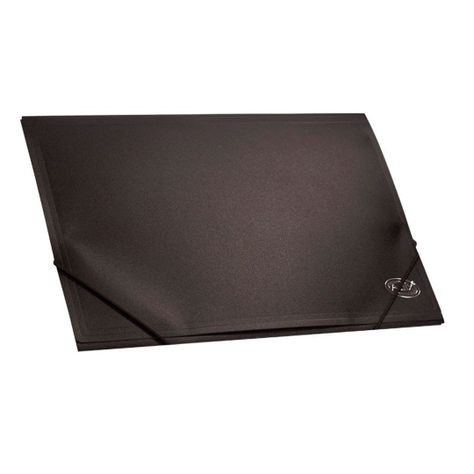 Carpeta Plástica con Elástico Adix Negro Oficio-0