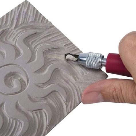 Linóleo Para Grabado Speedball (gris 22.5x30cm)-3
