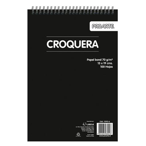 Croquera Proarte 13x19cm 100hjs-0