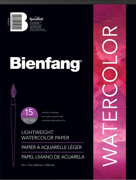 Block Para Acuarela 146gr Bienfang 534h 22x30cm 15hj-0