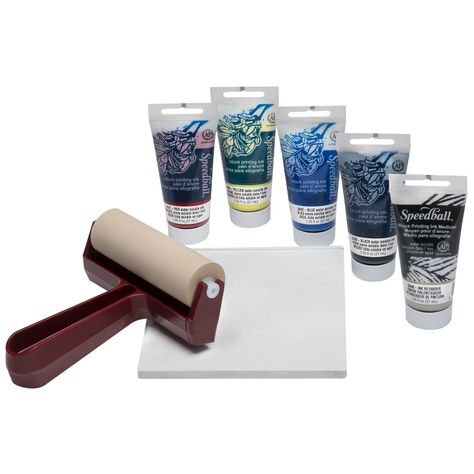 Kit Básico De Impresión Con Bloque De Gel (gelly) Speedball-1