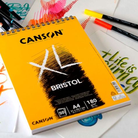 Croquera Canson XL Bristol 180gr 50 hjs A4 (21x29.7cm)-1