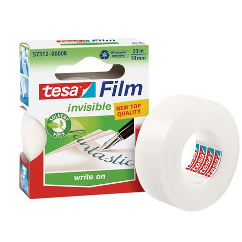 Cinta Adhesiva Para Escritorio Invisible Tesa 19mm x 33mts-1