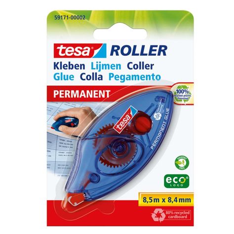 Adhesivo Roller Permanente Tesa 8.4mm x 8.5mts-0