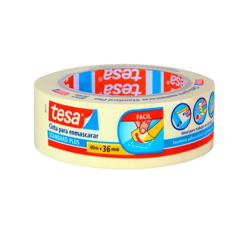 Cinta De Enmascarar Masking Tesa 36mm x 40mts-0