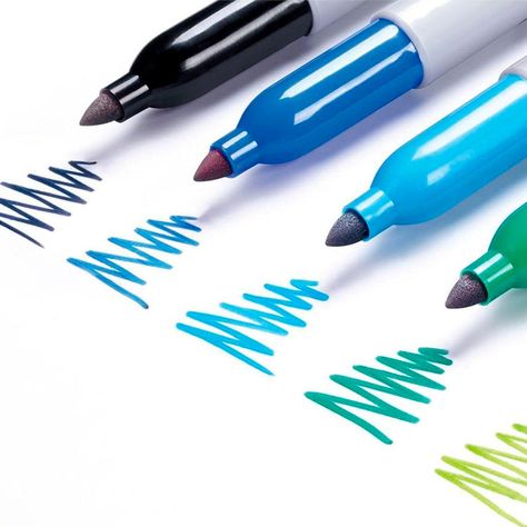 Marcador Permanente Sharpie Punta Fina 12 Colores Girls-2