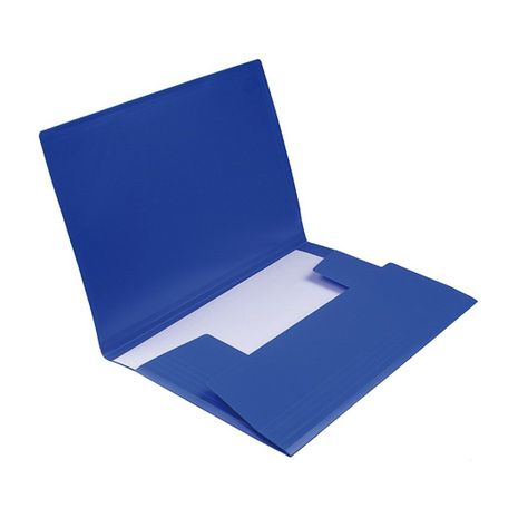 Carpeta Plástica con Elástico Adix Azul Oficio-2