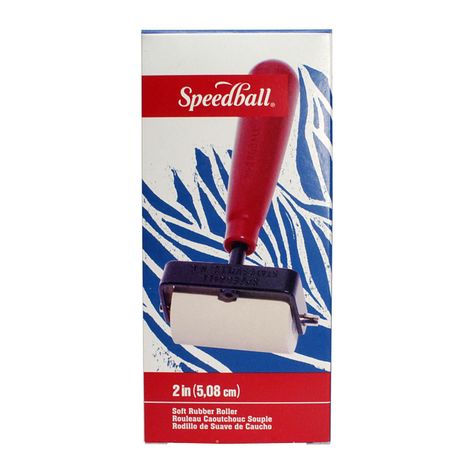 Rodillo De Goma Blanda Para Grabado Speedball 5cm-1